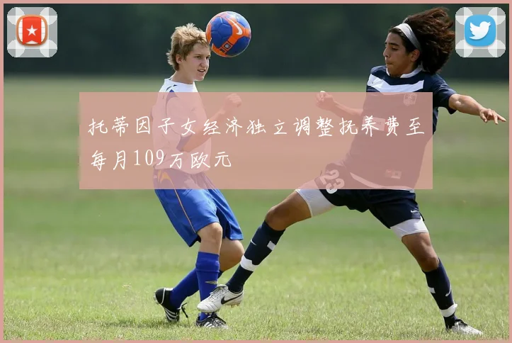 托蒂因子女经济独立调整抚养费至每月109万欧元